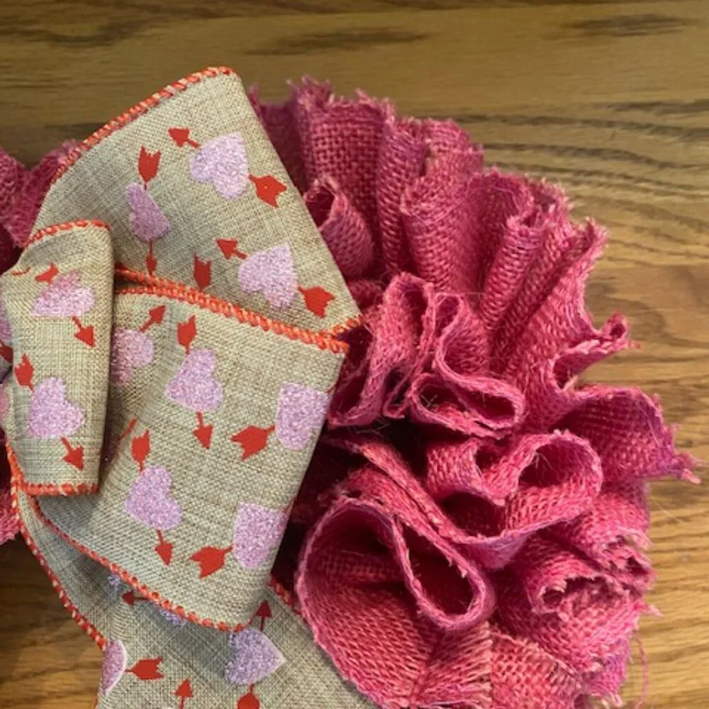 Homemade Valentine's Day Wreath